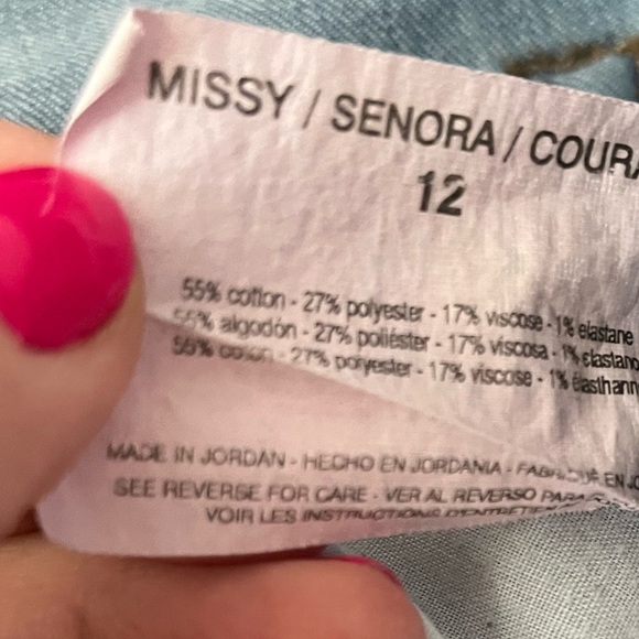 Nine West sz 12 capris - Picture 4 of 7